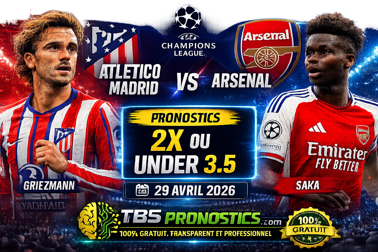 Atlético Madrid vs Arsenal